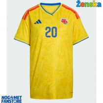 Kolumbija Juan Fernando Quintero #20 Domaci Dres za Ženska SP 2026 Kratak Rukav